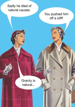 Greeting Cards|Gravity is Natural Greeting Card