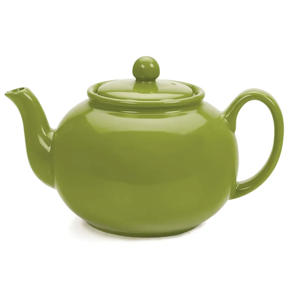 Teapots|Green Stoneware Teapot