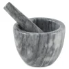 Kitchen Tools|Grey Marble Mortar & Pestle