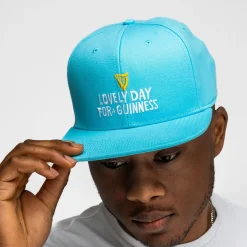 Hats|Guinness Blue Flat Brim Baseball Cap