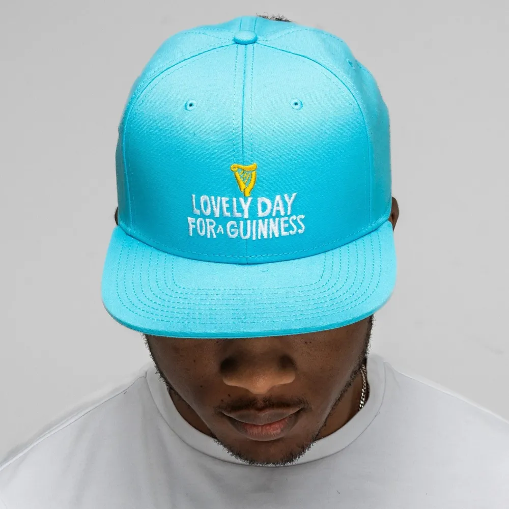 Hats|Guinness Blue Flat Brim Baseball Cap