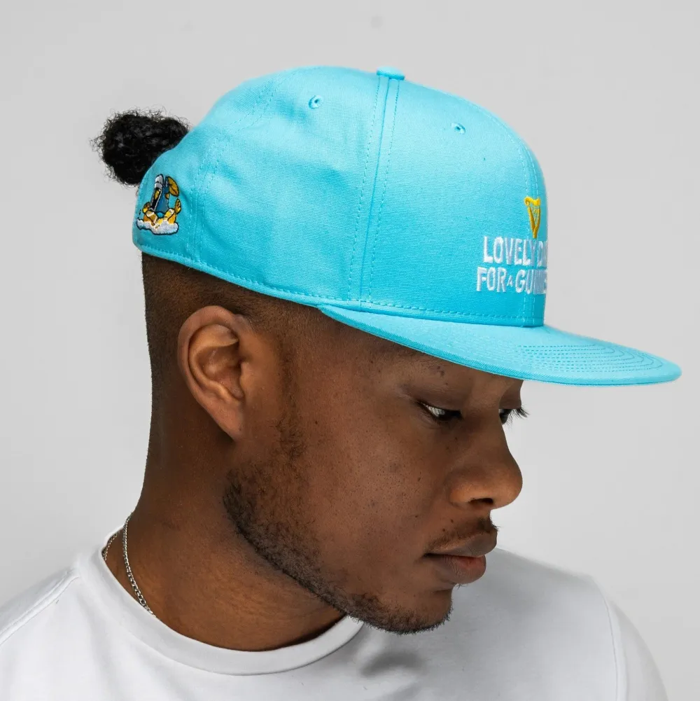 Hats|Guinness Blue Flat Brim Baseball Cap
