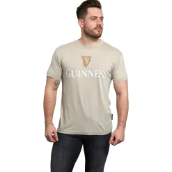 Shirts & Sweaters|Cultural Icons|Guinness Harp Beige Premium Tee (Medium)