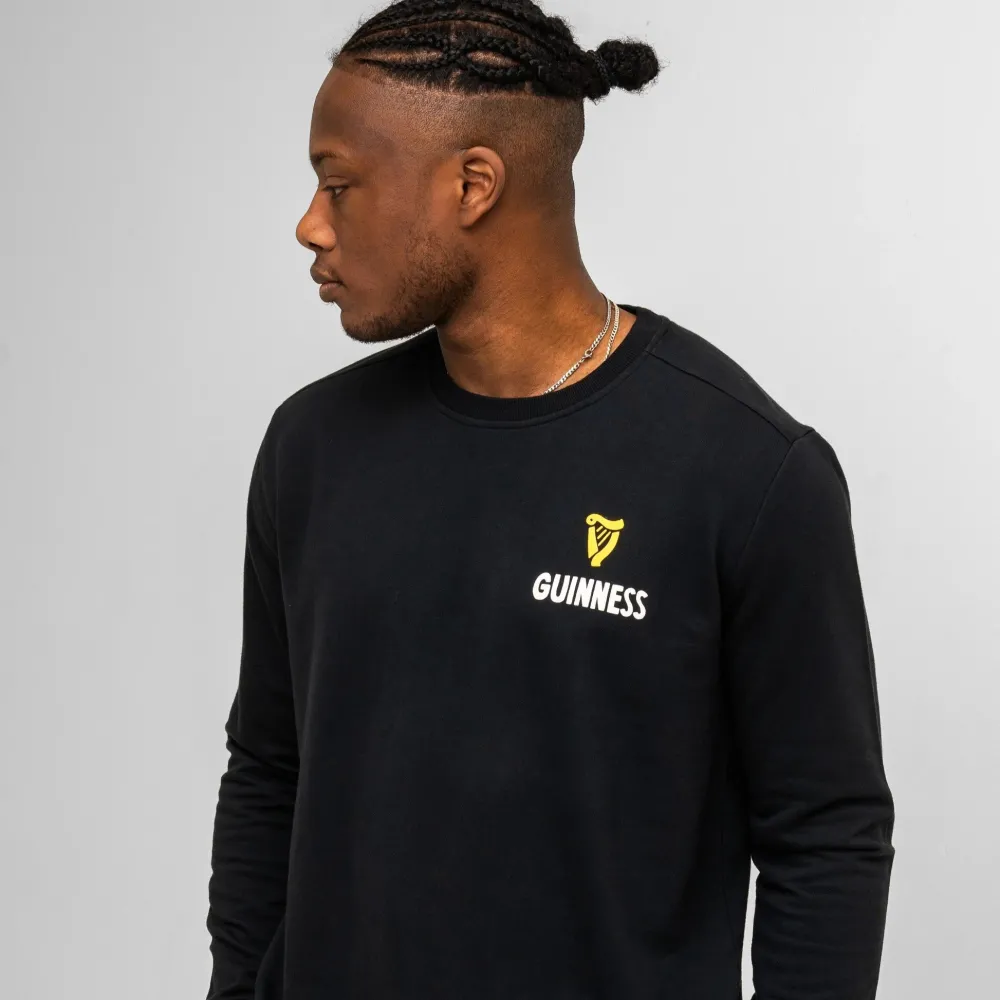 Shirts & Sweaters|Cultural Icons|Guinness "Lovely Day" Black Longsleeve Sweatshirt
