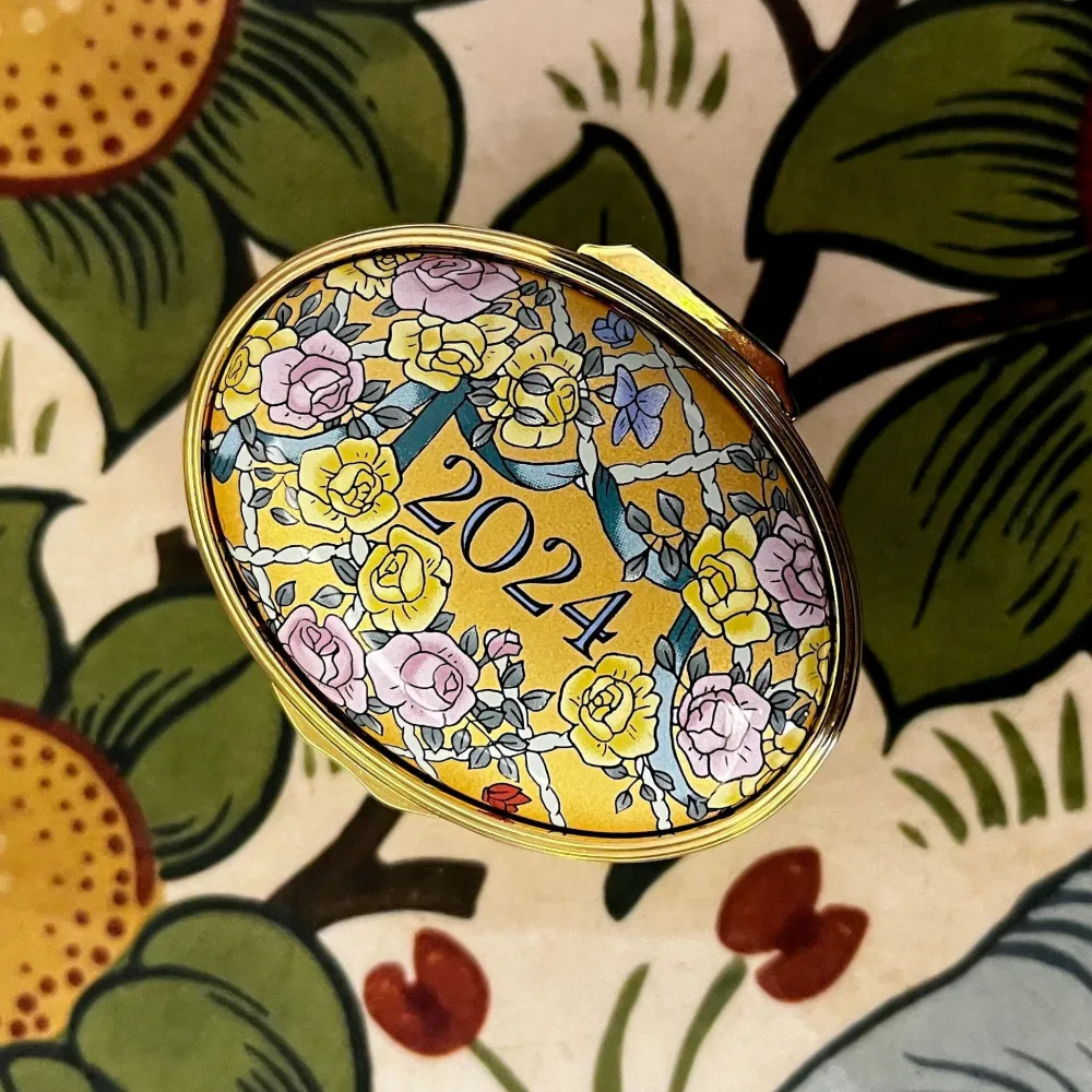 Halcyon Days Halcyon Days Enamels|2024 Annual Enamel Trinket Box
