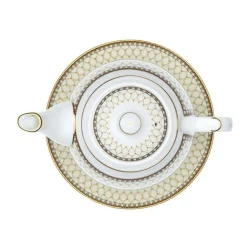 Halcyon Days Halcyon Days China|Halcyon Days|Antler Trellis Ivory Tea For One