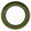 Halcyon Days Halcyon Days China|Halcyon Days|Antler Trellis Dark Green 8" Plate