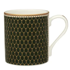 Halcyon Days Halcyon Days China|Halcyon Days|Antler Trellis Dark Green Mug