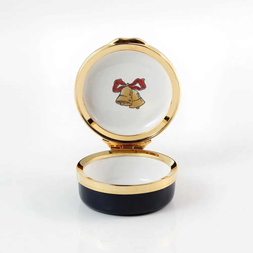 Halcyon Days Home Accents|Halcyon Days Enamels|Cherub Singing Enamel Box