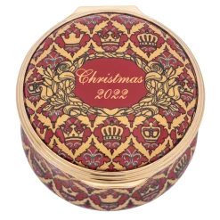 Halcyon Days Halcyon Days Enamels|Christmas 2022 Enamel Box
