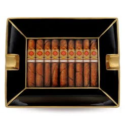Halcyon Days Home Accents|Halcyon Days China|Cigars Print Ashtray