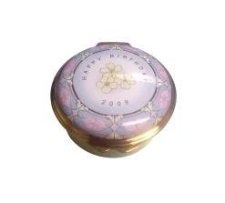 Halcyon Days Halcyon Days Enamels|Happy Birthday 2009 Trinket Box