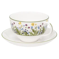 Halcyon Days Halcyon Days China|Halcyon Days|Highgrove Wildflower Breakfast Cup & Saucer