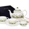 Halcyon Days King Charles Iii|Halcyon Days China|Highgrove Wildflower Tea for Two Set