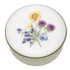 Halcyon Days Halcyon Days China|Highgrove Wildflower Round Trinket Box