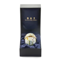 Halcyon Days Halcyon Days Enamels|Highgrove Wildflower 2024 Easter Egg Enamel Trinket Box