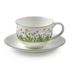 Halcyon Days King Charles Iii|Halcyon Days China|Highgrove Wildflower Teacup & Saucer