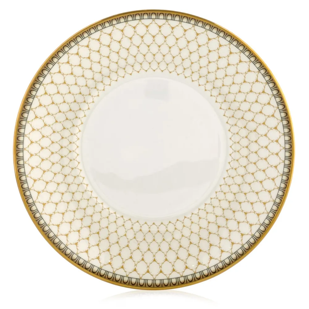 Halcyon Days Halcyon Days China|Halcyon Days|Ivory Antler Trellis Teacup & Saucer