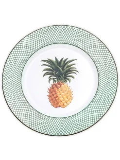 Halcyon Days Halcyon Days China|Halcyon Days|Kitchen Garden Pineapple Trellis Salad Plate