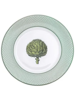 Halcyon Days Halcyon Days China|Halcyon Days|Kitchen Garden Artichoke Trellis Dinner Plate