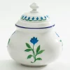 Halcyon Days Halcyon Days China|Halcyon Days|Nina Campbell Marguerite Blue Sugar Bowl