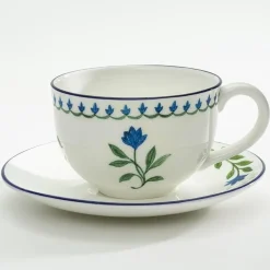 Halcyon Days Halcyon Days China|Halcyon Days|Nina Campbell Marguerite Teacup & Saucer