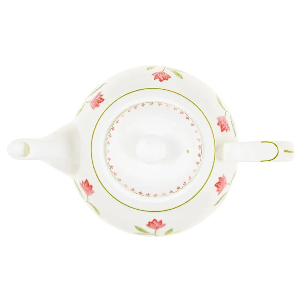Halcyon Days Halcyon Days China|Halcyon Days|Nina Campbell Marguerite Pink Teapot