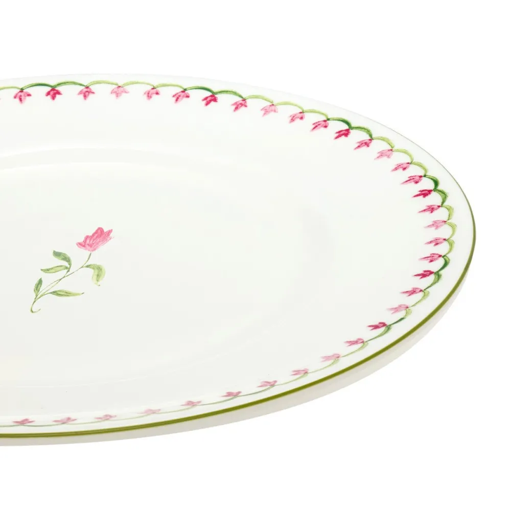 Halcyon Days Halcyon Days China|Halcyon Days|Nina Campbell Marguerite Pink Salad Plate