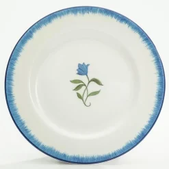 Halcyon Days Halcyon Days China|Halcyon Days|Nina Campbell Marguerite Blue Side Plate