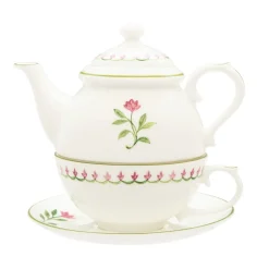Halcyon Days Halcyon Days China|Halcyon Days|Nina Campbell Marguerite Pink Tea for One