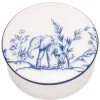 Halcyon Days Halcyon Days China|Nina Campbell Serengeti Elephant Round Trinket Box