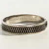 Halcyon Days Bracelets & Bangles|Parterre Black & Palladium Hinged Bangle