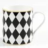 Halcyon Days Halcyon Days China|Halcyon Days|Parterre Black Mug