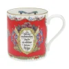Halcyon Days Halcyon Days China|Halcyon Days|Vivat Regina Red Mug