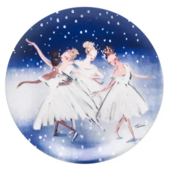 Halcyon Days Halcyon Days China|Halcyon Days|Waltz of the Snowflakes Coupe Plate Set