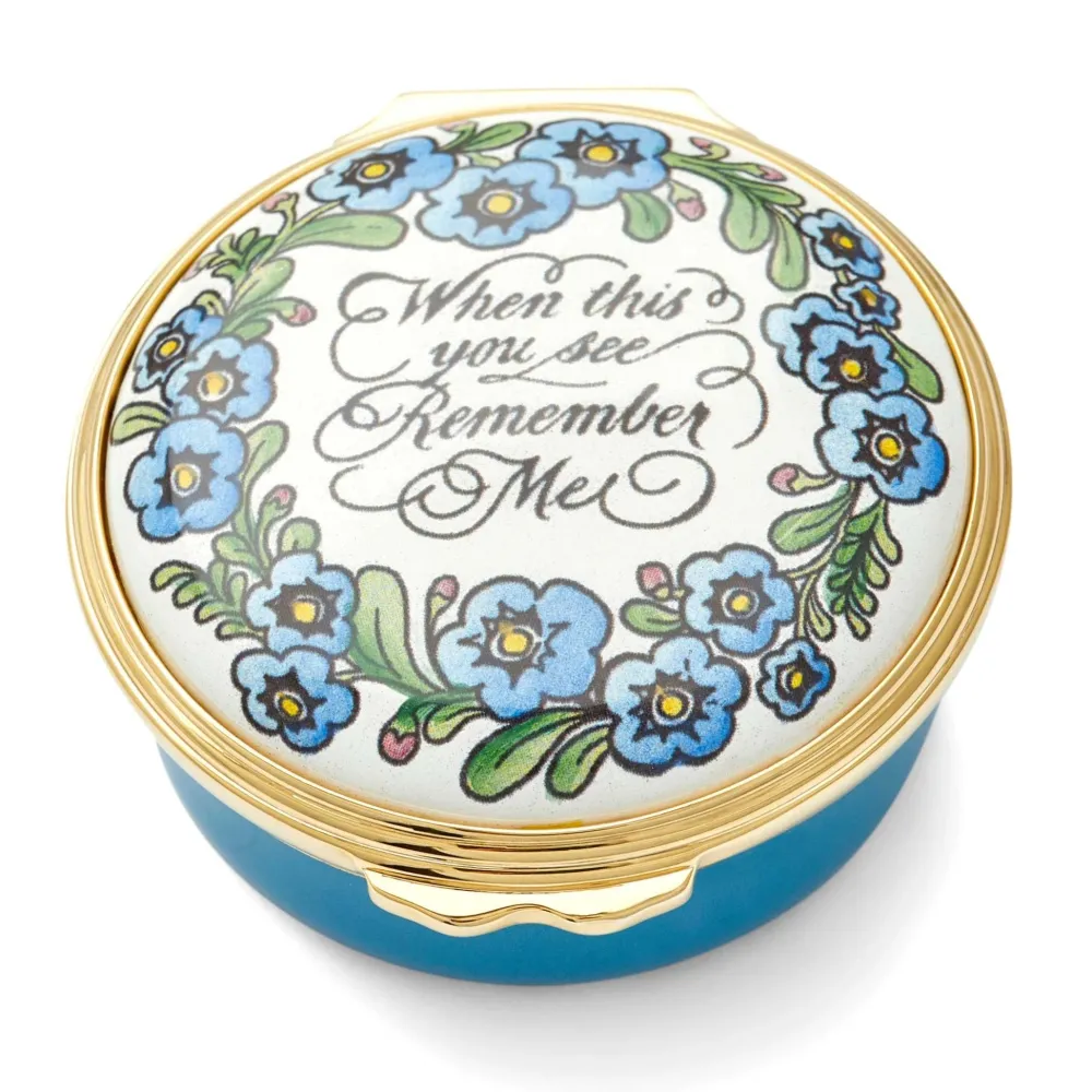 Halcyon Days Halcyon Days Enamels|Home Accents|'When This You See, Remember Me' Enamel Box