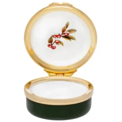 Halcyon Days Halcyon Days Enamels|Woodland Wildfire Robin Enamel Box