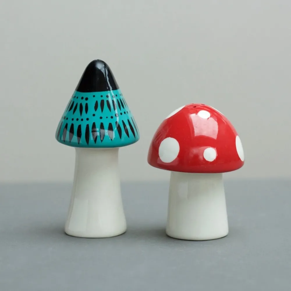 Hannah Turner Kitchen Tools|Toadstool Salt & Pepper Shakers