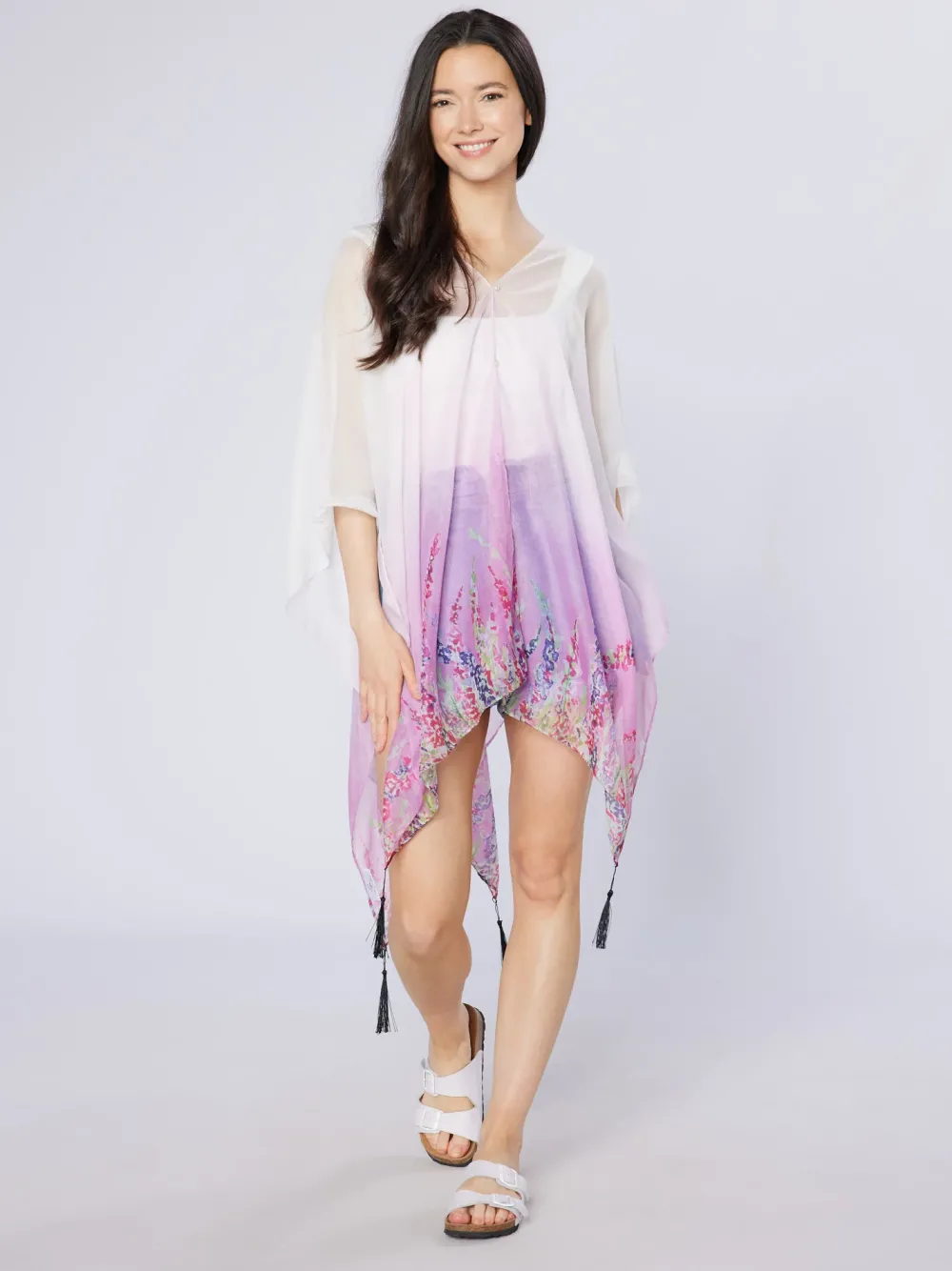 Scarves & Wraps|Heather Recycled Bottle Poncho