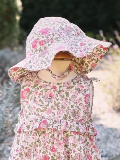 Childrenswear|Heather White Baby Sunhat (One Size)