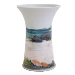 Highland Stoneware Vases|Highland Stoneware|Seascape Medium Cylinder Vase