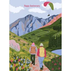 Greeting Cards|Hiking Anniversary Card