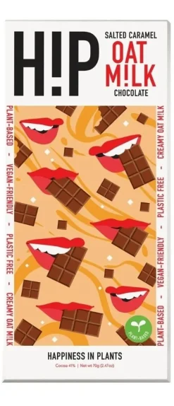 British Chocolate|Hip Salted Caramel Oat Milk Chocolate Bar