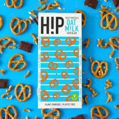 British Chocolate|Hip Salty Pretzels Oat Milk Chocolate Bar