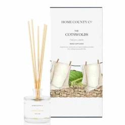 Home County Candle Co. Home Fragrance|The Cotswolds (Fresh Linen) Reed Diffuser