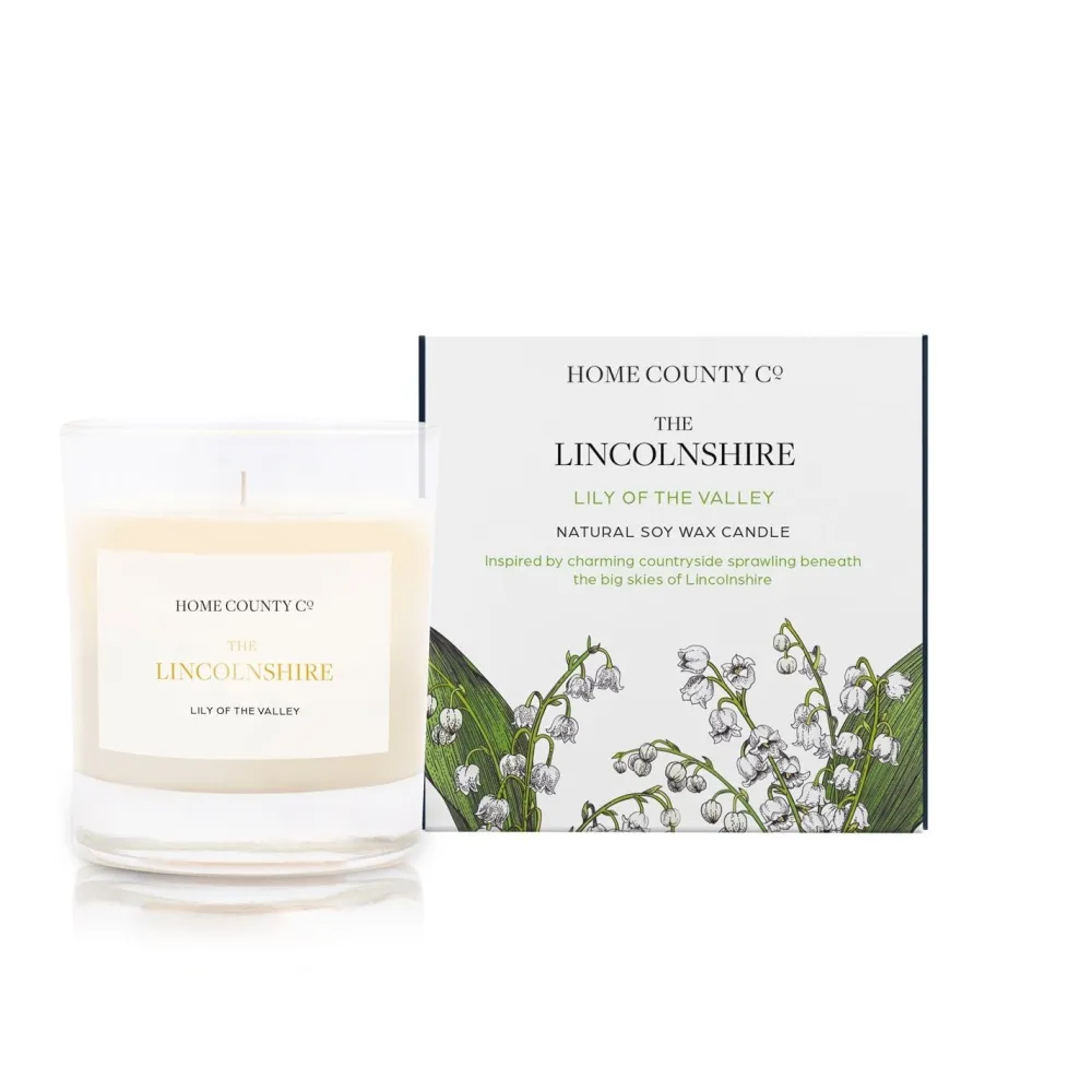 Home County Candle Co. Home Fragrance|The Lincolnshire (Lily of the Valley) Candle