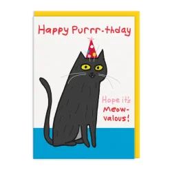 Greeting Cards|Hope It's Meow-valous! Birthday Card