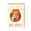 Greeting Cards|Hot Stuff Cat Birthday Card