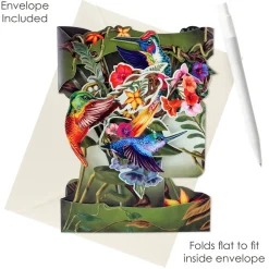 Greeting Cards|Hummingbirds Swing Card