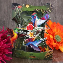 Greeting Cards|Hummingbirds Swing Card